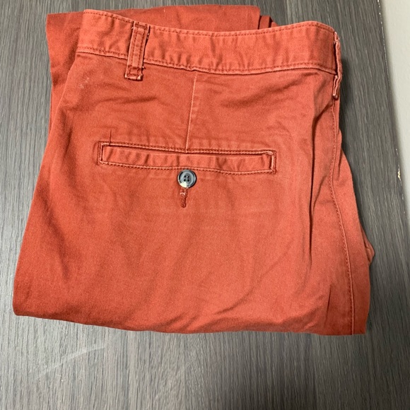 Mens Chino Pants Burnt Orange - Picture 2 of 3
